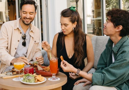 The Surfing Fox group dining