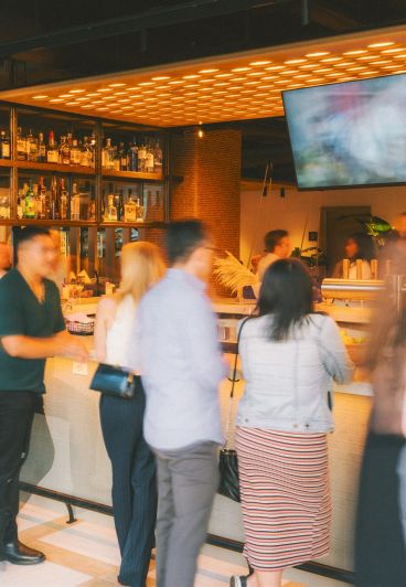 Cocktails during Sunset at The Surfing Fox Bar