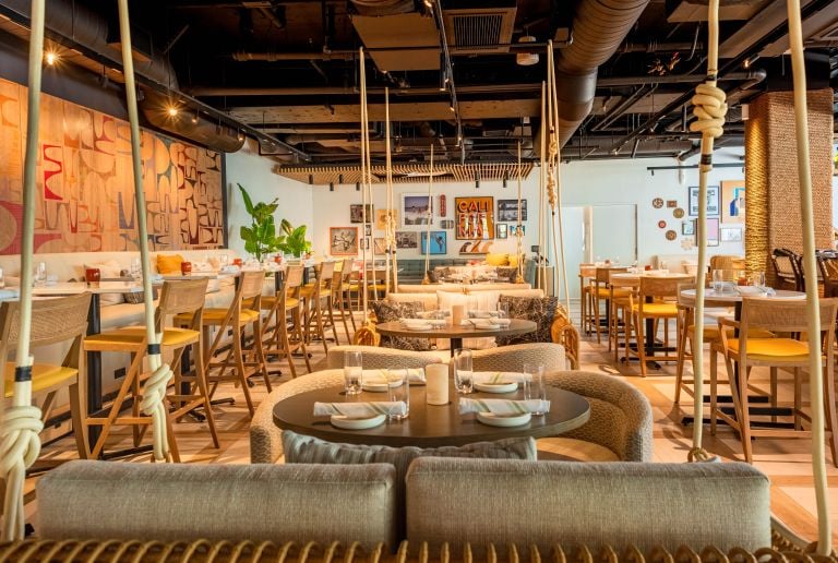 Inside The Surfing Fox Restaurant