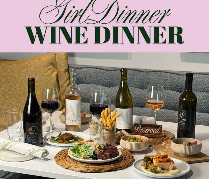 5-course tasting menu with AJA Vineyards at The Surfing Fox